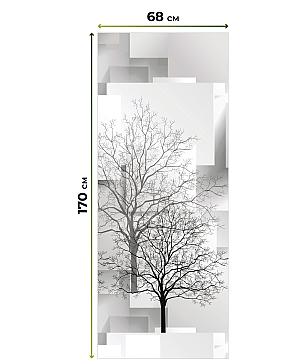 Рулонная штора «Лирикас - 262 - ширина 68 см»