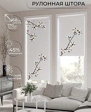 Рулонная штора «Лирикас - 264 - ширина 68 см» | фото