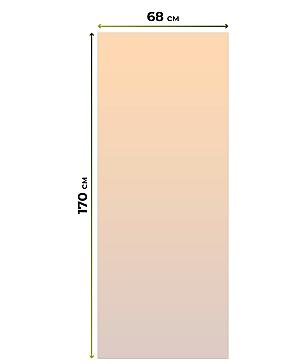 Рулонная штора «Лирикас - 274 - ширина 68 см»