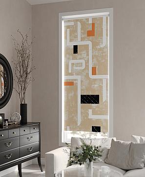 Рулонная штора «Лирикас - 282 - ширина 68 см» | фото 3