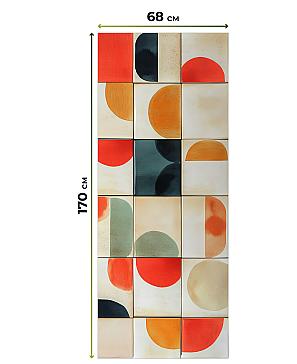 Рулонная штора «Лирикас - 283 - ширина 68 см»