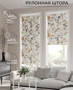Рулонная штора «Лирикас - 285 - ширина 68 см» | фото