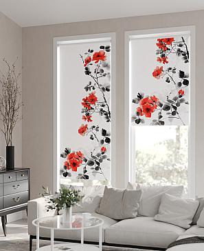 Рулонная штора «Лирикас - 287 - ширина 68 см» | фото 2