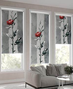 Рулонная штора «Лирикас - 298 - ширина 68 см»