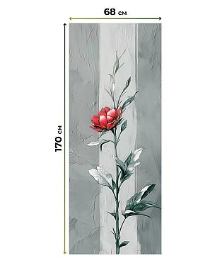 Рулонная штора «Лирикас - 298 - ширина 68 см»