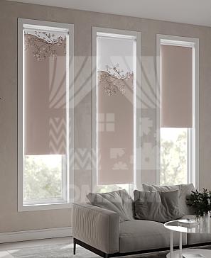 Рулонная штора «Ранфрик - 304 - ширина 47 см»