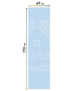 Рулонная штора «Ранфрик - 329 - ширина 47 см»