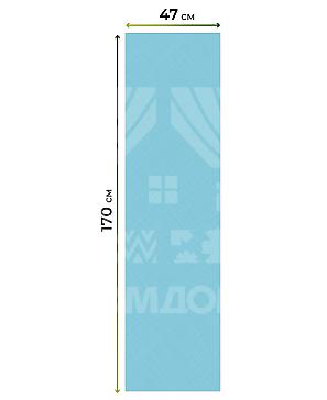 Рулонная штора «Ранфрик - 336 - ширина 47 см»
