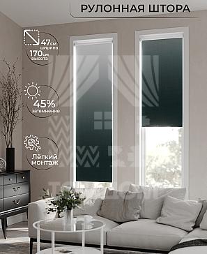 Рулонная штора «Ранфрик - 348 - ширина 47 см» | фото