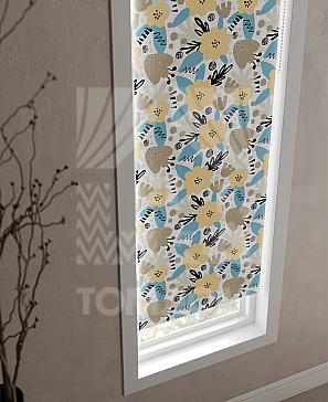 Рулонная штора «Ранфрик - 385 - ширина 47 см»