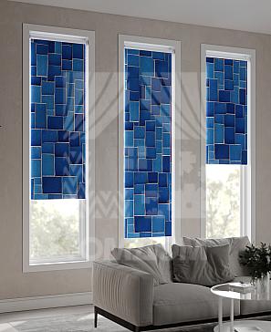 Рулонная штора «Ранфрик - 387 - ширина 47 см»