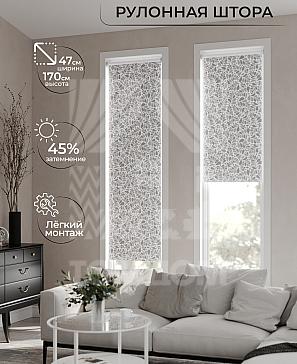 Рулонная штора «Ранфрик - 392 - ширина 47 см» | фото
