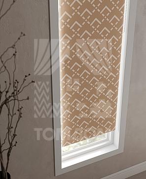 Рулонная штора «Ранфрик - 398 - ширина 47 см»