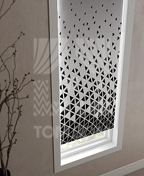 Рулонная штора «Ранфрик - 402 - ширина 47 см»