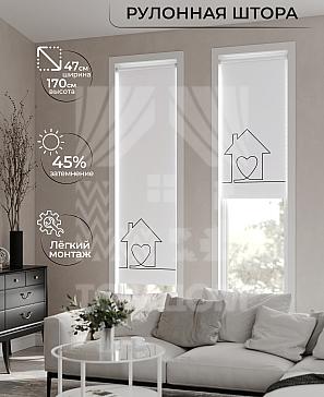 Рулонная штора «Ранфрик - 420 - ширина 47 см» | фото