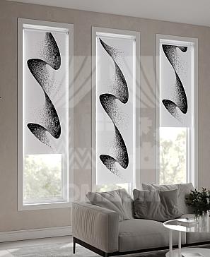 Рулонная штора «Ранфрик - 428 - ширина 47 см»