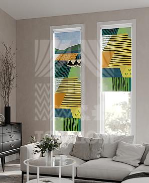 Рулонная штора «Ранфрик - 433 - ширина 47 см» | фото 2