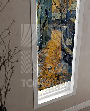 Рулонная штора «Ранфрик - 434 - ширина 47 см»