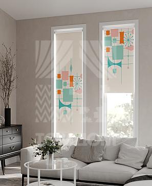 Рулонная штора «Ранфрик - 436 - ширина 47 см» | фото 2