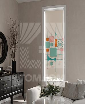 Рулонная штора «Ранфрик - 436 - ширина 47 см» | фото 3