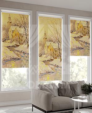 Рулонная штора «Ранфрик - 439 - ширина 47 см»