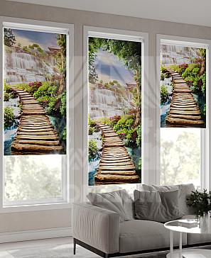Рулонная штора «Ранфрик - 440 - ширина 47 см»
