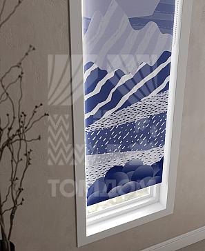 Рулонная штора «Ранфрик - 447 - ширина 47 см»