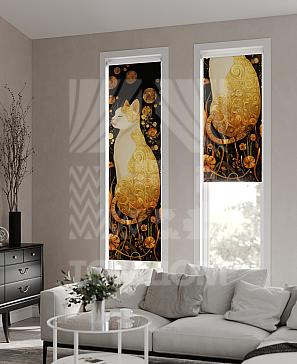 Рулонная штора «Ранфрик - 448 - ширина 47 см» | фото 2