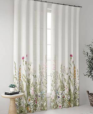 Комплект штор «Флоренси» белого цвета