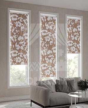 Рулонная штора «Лимкис - 393 - ширина 52 см»