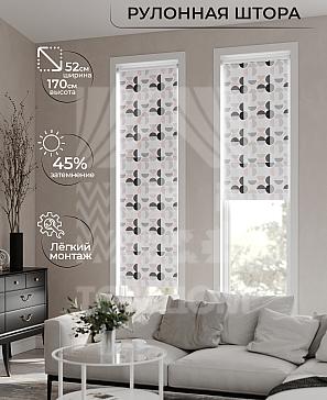 Рулонная штора «Лимкис - 412 - ширина 52 см» | фото