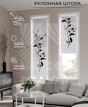 Рулонная штора «Лимкис - 416 - ширина 52 см» | фото