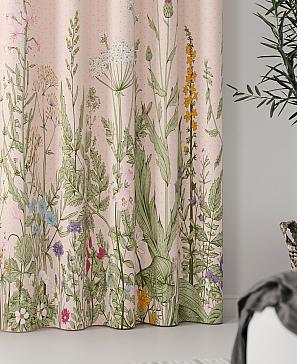 Комплект штор «Флоренси» персикового цвета