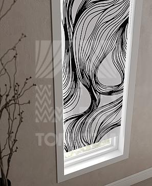 Рулонная штора «Лимкис - 424 - ширина 52 см»