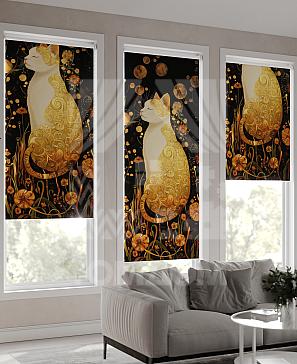 Рулонная штора «Лимкис - 448 - ширина 52 см»