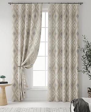 Комплект штор «Ромбиль (какао)» | фото 3