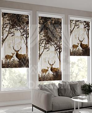 Рулонная штора «Лимкис - 450 - ширина 52 см»