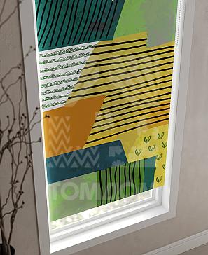 Рулонная штора «Ронлирт - 433 - ширина 57 см»