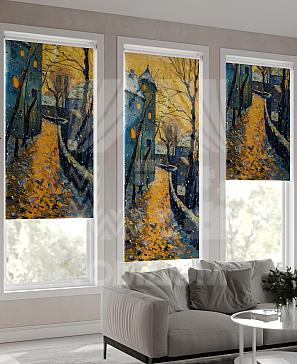 Рулонная штора «Ронлирт - 434 - ширина 57 см»