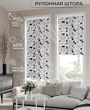 Рулонная штора «Клартис - 384 - ширина 62 см» | фото