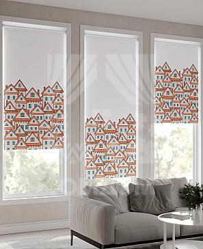 Рулонная штора «Клартис - 418 - ширина 62 см»