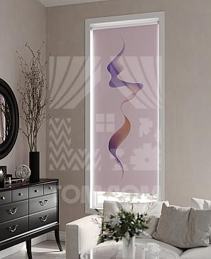 Рулонная штора «Клартис - 423 - ширина 62 см» | фото 3