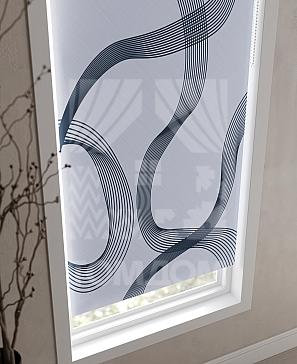 Рулонная штора «Клартис - 425 - ширина 62 см»