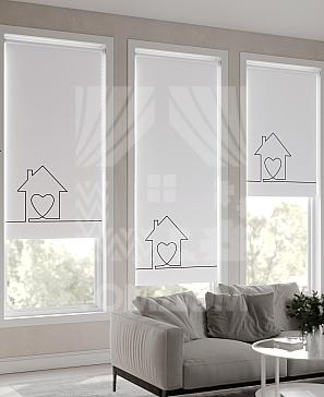 Рулонная штора «Лирикас - 420 - ширина 68 см»