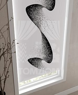 Рулонная штора «Лирикас - 428 - ширина 68 см»