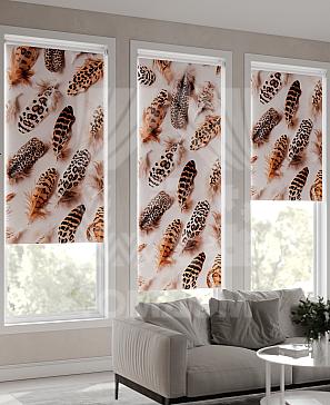 Рулонная штора «Лирикас - 435 - ширина 68 см»