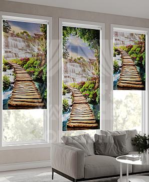 Рулонная штора «Лирикас - 440 - ширина 68 см»