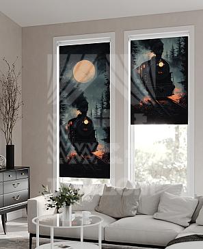 Рулонная штора «Лирикас - 442 - ширина 68 см» | фото 2