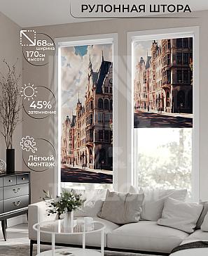Рулонная штора «Лирикас - 449 - ширина 68 см» | фото