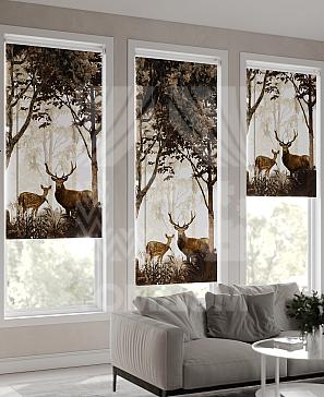 Рулонная штора «Лирикас - 450 - ширина 68 см»